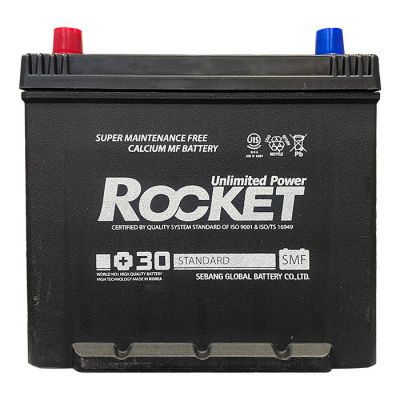 Автомобильный аккумулятор ROCKET Japan 6СТ-60Ah Аз 520A (CCA) SMF 65D23R