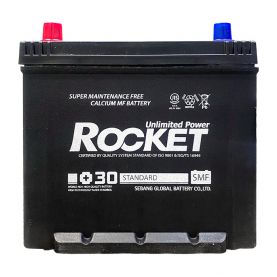 Автомобильный аккумулятор ROCKET Japan 6СТ-65Ah Аз 590A (CCA) SMF 75D23R