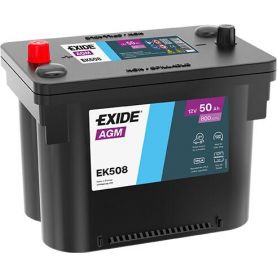 Автомобильный аккумулятор EXIDE Start-Stop AGM 6СТ-50Ah Аз  800A (EN) EK508