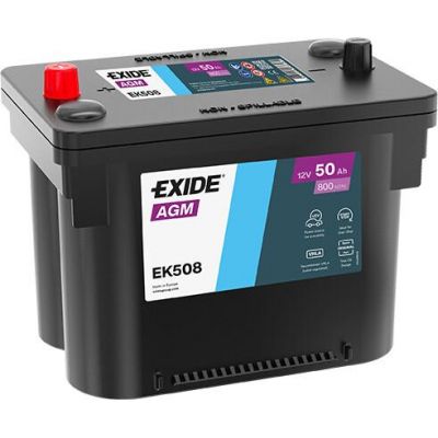 Автомобильный аккумулятор EXIDE Start-Stop AGM 6СТ-50Ah Аз  800A (EN) EK508
