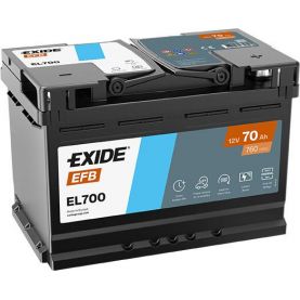 Автомобильный аккумулятор EXIDE Start-Stop EFB 6СТ-70Ah АзЕ 760A (EN) EL700
