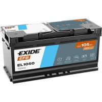 Автомобильный аккумулятор EXIDE Start-Stop EFB 6СТ-105Ah АзЕ 950A (EN) EL1050