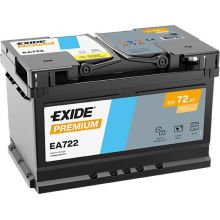 Автомобильный аккумулятор EXIDE Premium Carbon Boost 6СТ-72Ah АзЕ 720A (EN) EA722