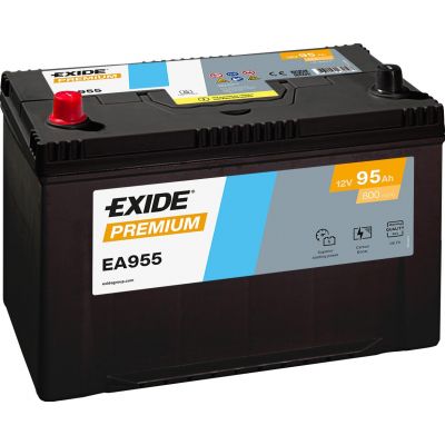 Автомобильный аккумулятор EXIDE Premium 6СТ-95Ah Аз ASIA 800A (EN) EA955