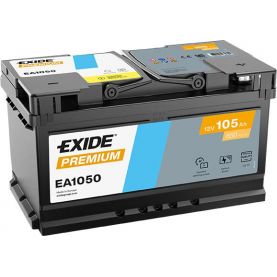 Автомобільний акумулятор EXIDE Premium Carbon Boost 2.0 6СТ-105Ah АзЕ 850A (EN) EA1050