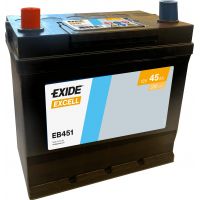 Автомобільний акумулятор EXIDE Excell 6СТ-45Ah Аз ASIA 330A (EN) EB451