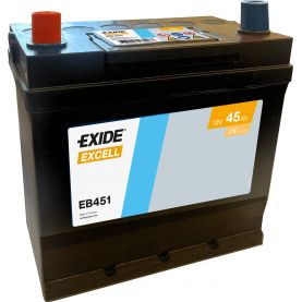 Автомобильный аккумулятор EXIDE Excell 6СТ-45Ah Аз ASIA 330A (EN) EB451