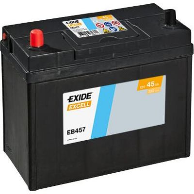 Автомобільний акумулятор EXIDE Excell 6СТ-45Ah Аз ASIA 330A (EN) EB457