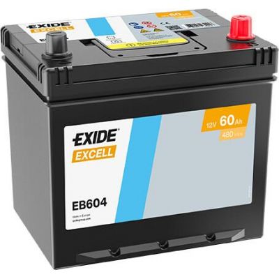 Автомобільний акумулятор EXIDE Excell 6СТ-60Ah АзЕ ASIA 480A (EN) EB604
