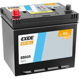 Автомобільний акумулятор EXIDE Excell 6СТ-60Ah Аз ASIA 480A (EN) EB605