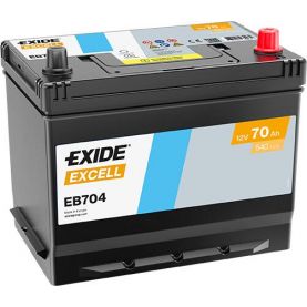 Автомобильный аккумулятор EXIDE Excell 6СТ-70Ah АзЕ ASIA 540A (EN) EB704