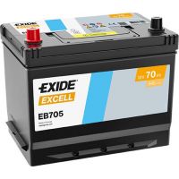 Автомобильный аккумулятор EXIDE Excell 6СТ-70Ah Аз ASIA 540A (EN) EB705