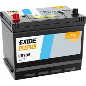 Автомобильный аккумулятор EXIDE Excell 6СТ-70Ah Аз ASIA 540A (EN) EB705