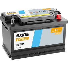 Автомобильный аккумулятор EXIDE Excell 6СТ-71Ah АзЕ 670A (EN) EB712