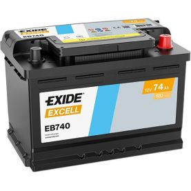 Автомобильный аккумулятор EXIDE Excell 6СТ-74Ah АзЕ 680A (EN) EB740 Автомобильный аккумулятор EXIDE Excell 6СТ-74Ah АзЕ 680A (EN) EB740