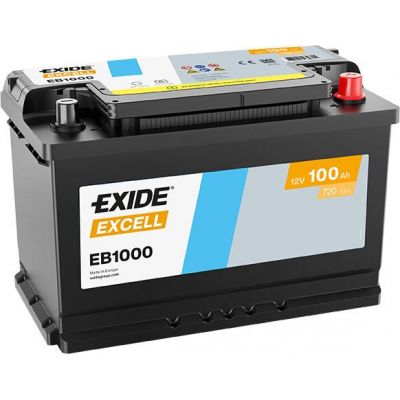Автомобільний акумулятор EXIDE Excell 6СТ-100Ah АзЕ 720A (EN) EB1000