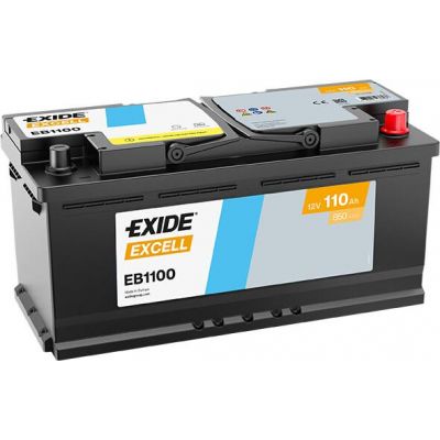 Автомобільний акумулятор EXIDE Excell 6СТ-110Ah АзЕ 850A (EN) EB1100