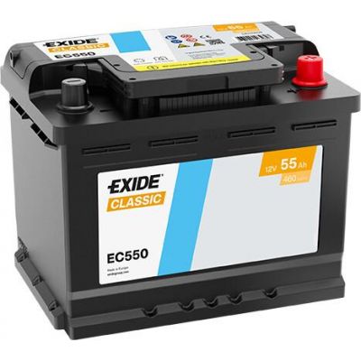 Автомобильный аккумулятор EXIDE Classic 6СТ-55Ah АзЕ 460A (EN) EC550