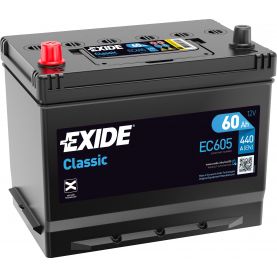Автомобільний акумулятор EXIDE Classic 6СТ-60Ah Аз ASIA 440A (EN) EC605