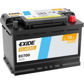 Автомобильный аккумулятор EXIDE Classic 6СТ-70Ah АзЕ 640A (EN) EC700