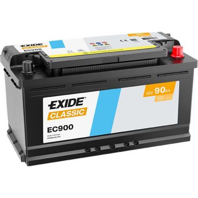 Автомобильный аккумулятор EXIDE Classic 6СТ-90Ah АзЕ 720A (EN) EC900