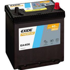 Автомобильный аккумулятор EXIDE Premium 6СТ-40Ah АзЕ ASIA 350A (EN) EA406