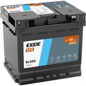 Автомобильный аккумулятор EXIDE Start-Stop EFB 6СТ-55Ah АзЕ 540A (EN) EL550