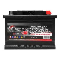 Автомобильный аккумулятор BlackMax 6СТ-62Ah АзЕ 580A (EN) B5004