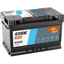Автомобільний акумулятор EXIDE Start-Stop EFB 6СТ-65Ah АзЕ 650A (EN) EL652