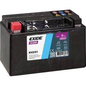 Мото акумулятор EXIDE Start-Stop Auxiliary 6СТ-9Ah Аз 12В 120А (EN) EK091