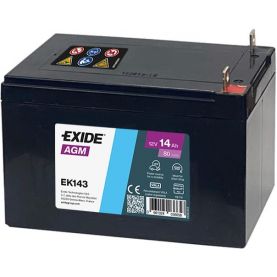 Мото акумулятор EXIDE Start-Stop Auxiliary 6СТ-14Ah Аз 12В 80А (EN) EK143