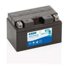 Мото акумулятор EXIDE Ready AGM 6СТ-8,6Ah Аз 12В 145А (EN) AGM12-8
