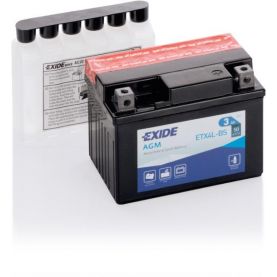 Мото акумулятор EXIDE AGM 6СТ-3Ah АзЕ 12В 50А (EN) ETX4L-BS