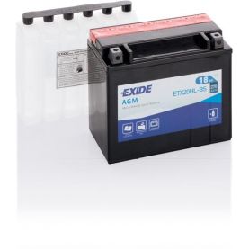 Мото акумулятор EXIDE AGM 6СТ-18Ah АзЕ 12В 270А (EN) ETX20HL-BS