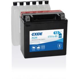 Мото акумулятор EXIDE AGM 6СТ-12Ah Аз 12В 200А (EN) ETX14-BS