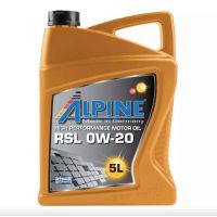 Автомобільна моторна олива Alpine RSL 0W-20 5л 0195-5