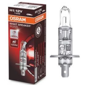 Автолампа Osram Night Breaker Silver (P14.5s, H1, 3200K, 12V, 55W) 64150 NBS