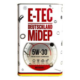Автомобільна моторна олива E-TEC Midep TEC 5W-30 4л 5348