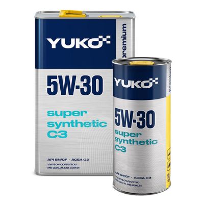 Автомобільна моторна олива YUKO SUPER SYNTHETIC 5W-30 5л (4л+1л)