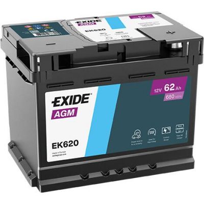 Автомобильный аккумулятор EXIDE START-STOP AGM 6СТ-62Ah АзЕ 680А (EN)  EK620