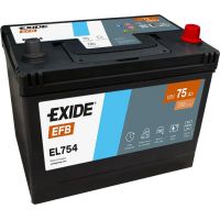 Автомобільний акумулятор EXIDE START-STOP EFB 6СТ-75Ah АзЕ ASIA 750A (EN) EL754