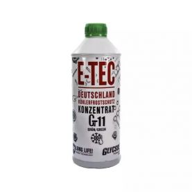 Антифриз E-TEC Glycsol G11 концентрат -80°C зелёный 1,5л 9591