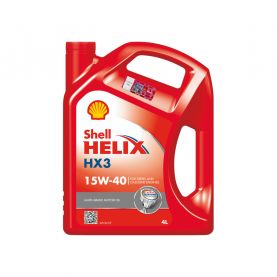 Автомобільна моторна олива Shell Helix HX3 15W-40 4л