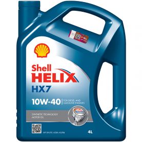 Автомобільна моторна олива Shell Helix HX7 10W-40 4л Автомобільна моторна олива Shell Helix HX7 10W-40 4л