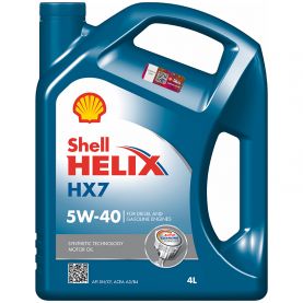Автомобільна моторна олива Shell Helix HX7 5W-40 4л Автомобільна моторна олива Shell Helix HX7 5W-40 4л