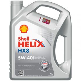 Автомобільна моторна олива Shell Helix HX8 5W-40 4л Автомобільна моторна олива Shell Helix HX8 5W-40 4л