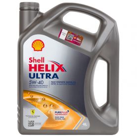 Автомобільна моторна олива Shell Helix Ultra 5W-40 4л Автомобільна моторна олива Shell Helix Ultra 5W-40 4л