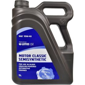Автомобильное моторное масло LOTOS MOTOR CLASSIC SEMISYNTHETIC 10W40  SG/CE 5л