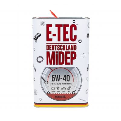 Автомобільна моторна олива E-TEC  EVO 5w-40 4л 5338