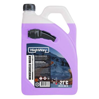 Омыватель стекла зимний HighWay -21С 4л 10115